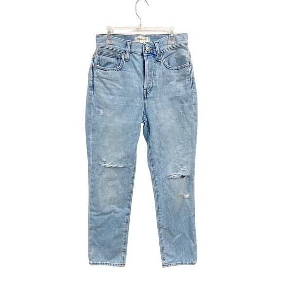 Madewell | The Perfect Vintage Jean in Duncannon Wash: Ripped Edition Size 24 - Picture 2 of 13